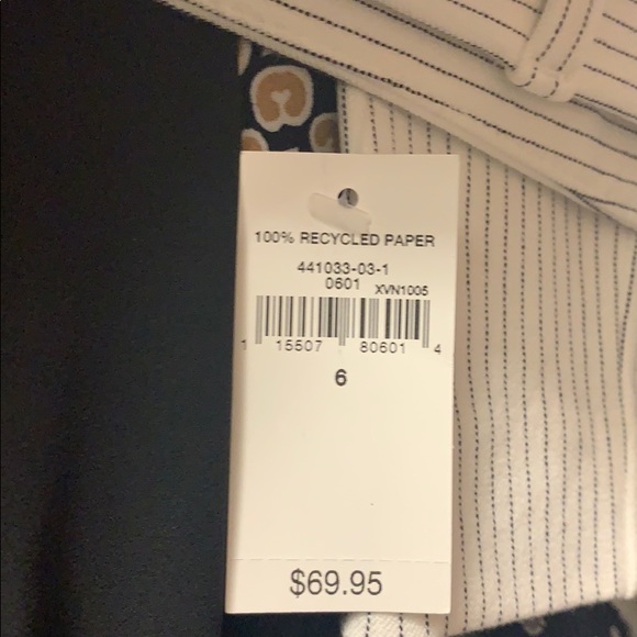 White striped skinny ankle pants - Picture 3 of 3